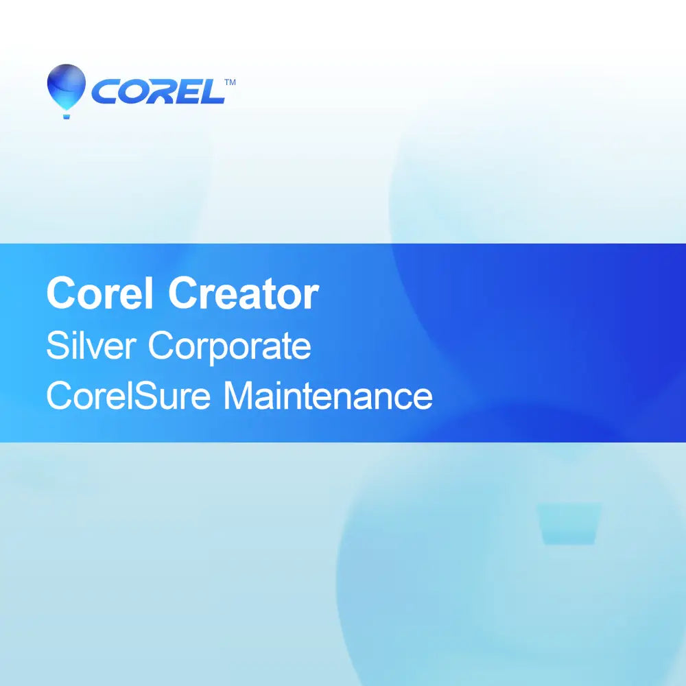 Corel Creator Silver Corporate CorelSure Manutenção