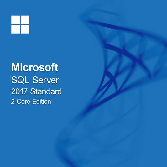 Microsoft SQL Server 2017 Standard, Édition 2 Cœurs