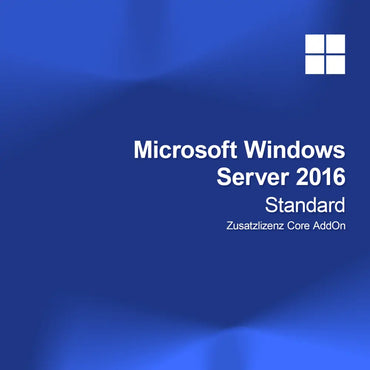 Microsoft Windows Server 2016 Standard Zusatzlizenz Core AddOn