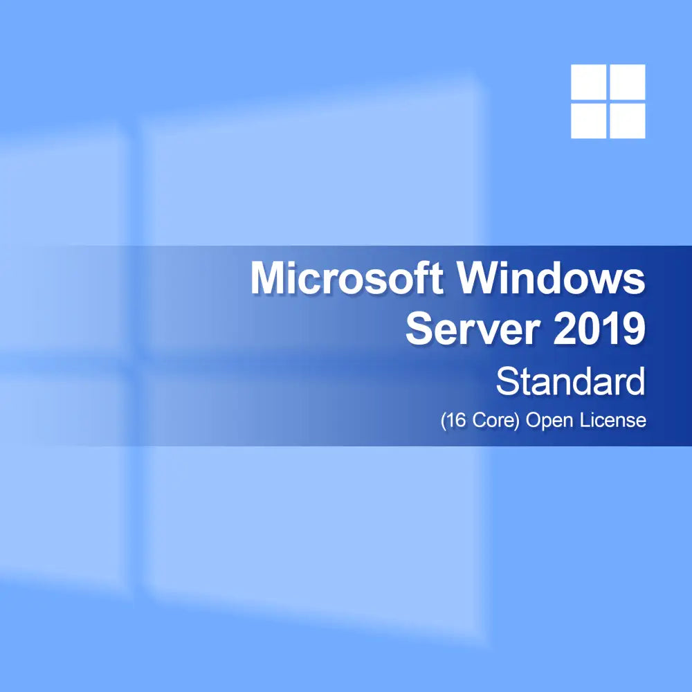 Microsoft Windows Server 2019 Standard (16 Core) Licence Open