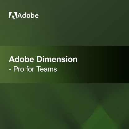 Adobe Dimension - Pro pro týmy