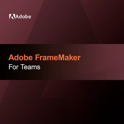 Adobe FrameMaker pro týmy