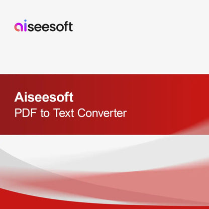 Aiseesoft PDF en Texte Convertisseur