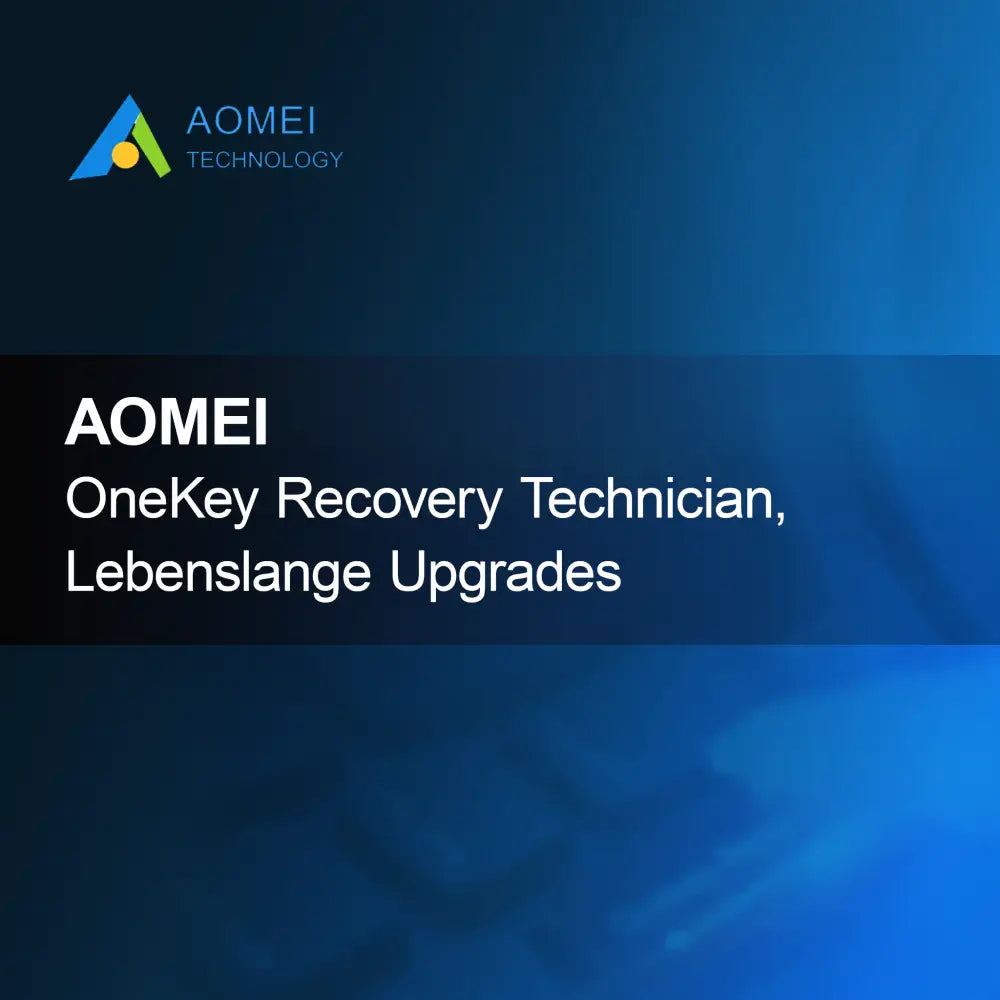 AOMEI OneKey Recovery Technician, Atualizações Vitalícias