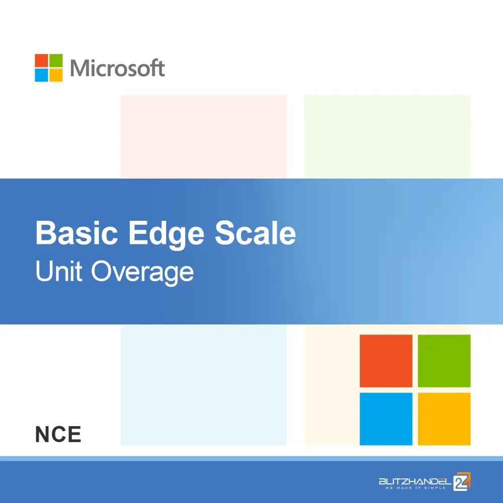Základní jednotka přesahu Edge Scale (NCE)