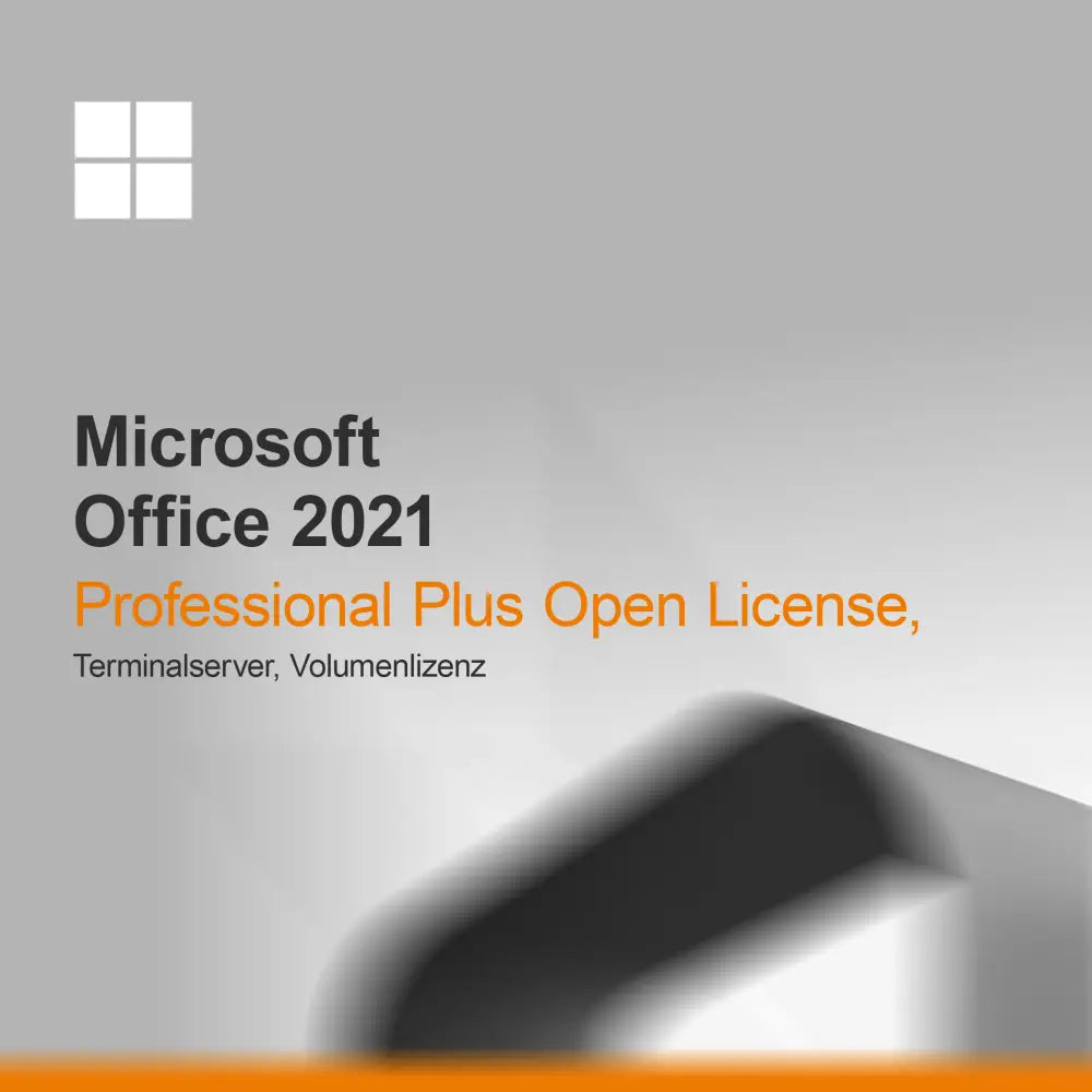 Microsoft Office 2021 Professional Plus Open License, Terminalserver, Licencja zbiorcza