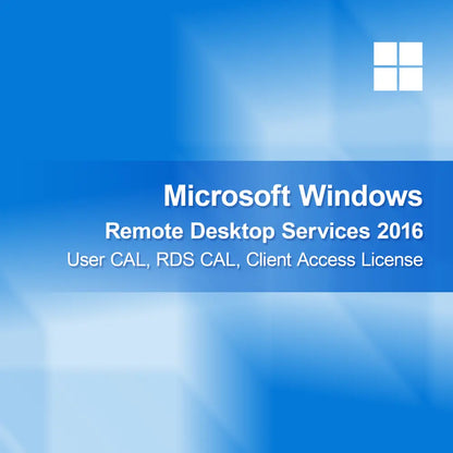 Licença de Acesso de Cliente (CAL) para Usuário do Microsoft Windows Remote Desktop Services 2016, RDS CAL