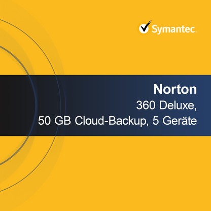 Norton 360 Deluxe, sauvegarde cloud 50 Go, 5 appareils