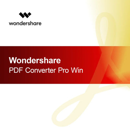 Wondershare PDF Konwerter Pro Win